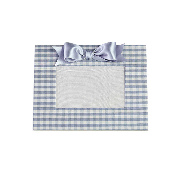 Linen Bow Frame in Gingham