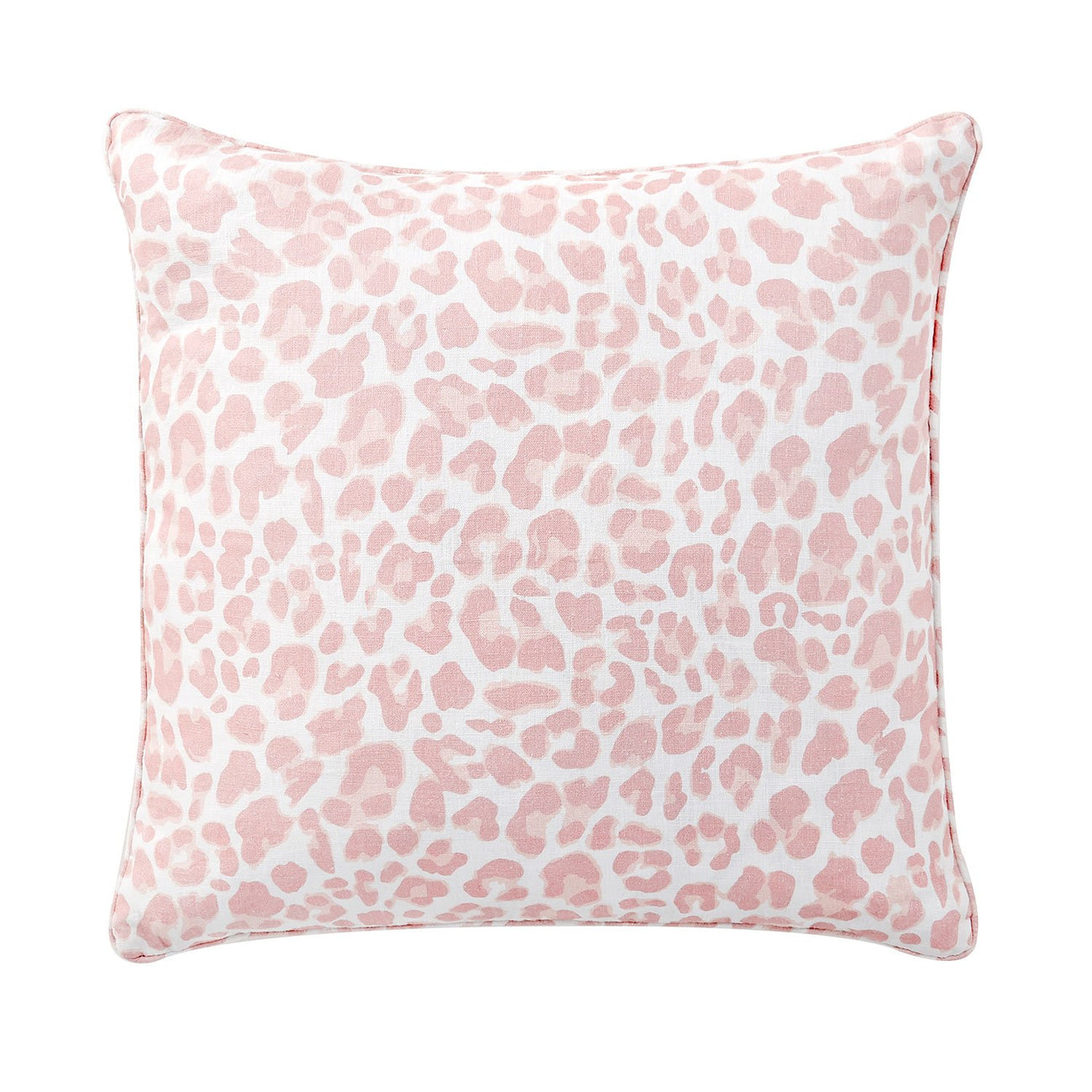 Blush Leopard Leo Throw Pillow Caitlin Wilson