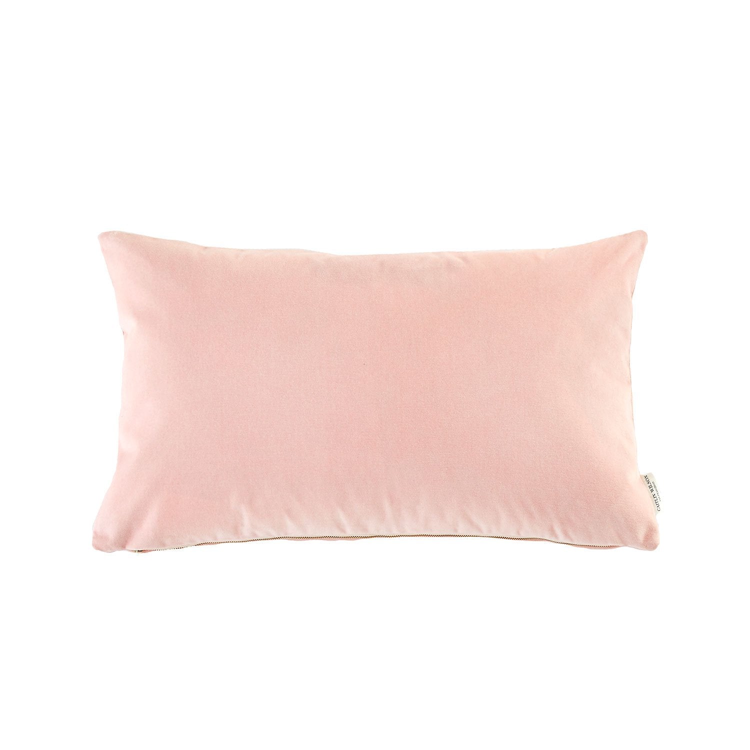 Blush Pink Velvet Pillow 