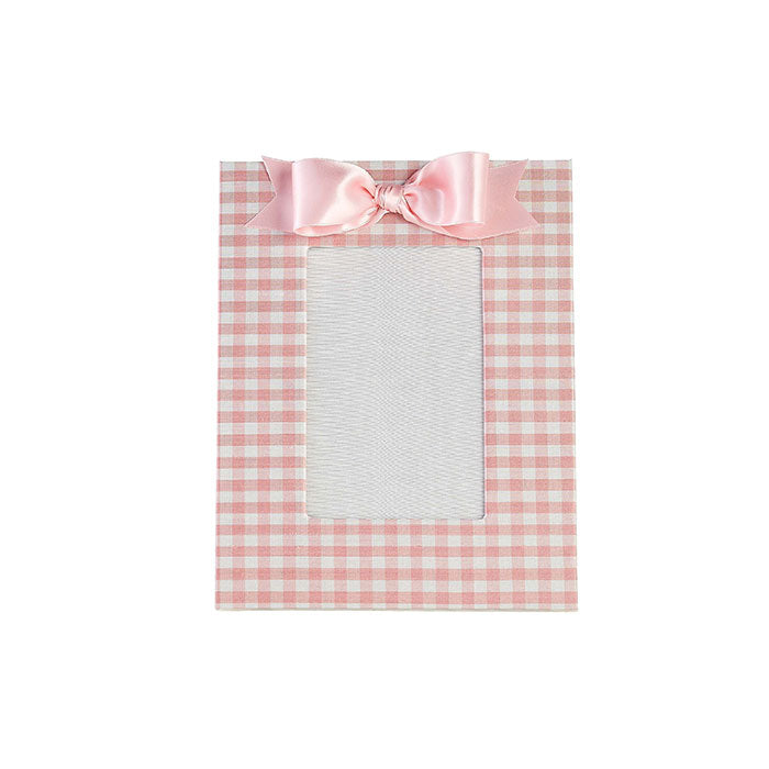 Linen Bow Frame in Gingham