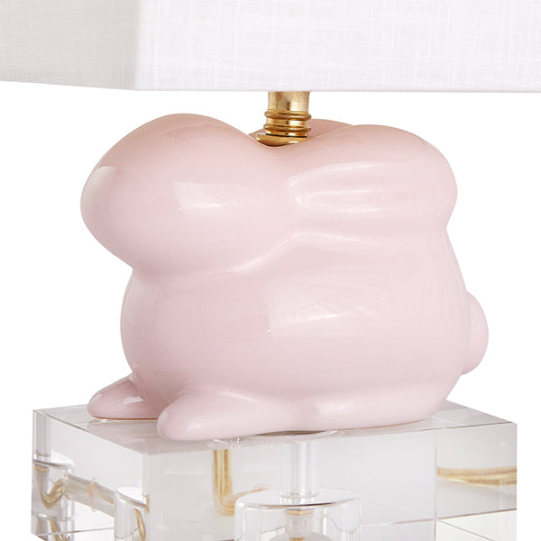 Petite Blush Pink Bunny Lamp