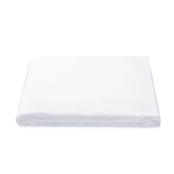 White Matouk Butterfield Fitted Sheet