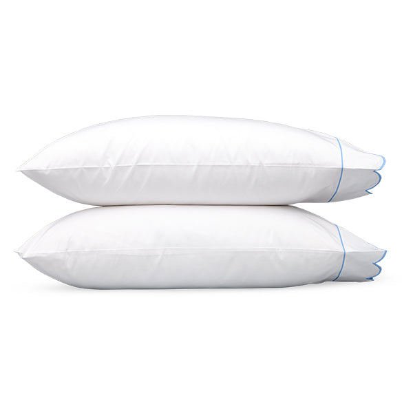 Pillows with Butterfield Pillowcase in Ocean Blue