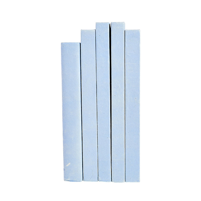 Hand-Bound Decorative Books in French Blue
