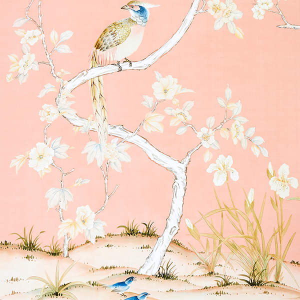 Chinoiserie wallpaper Vintage Crane Wallpaper Peel and stick or traditional  paper Japanese wallpaper - Scandi Home back_wallpaper chinoiserie