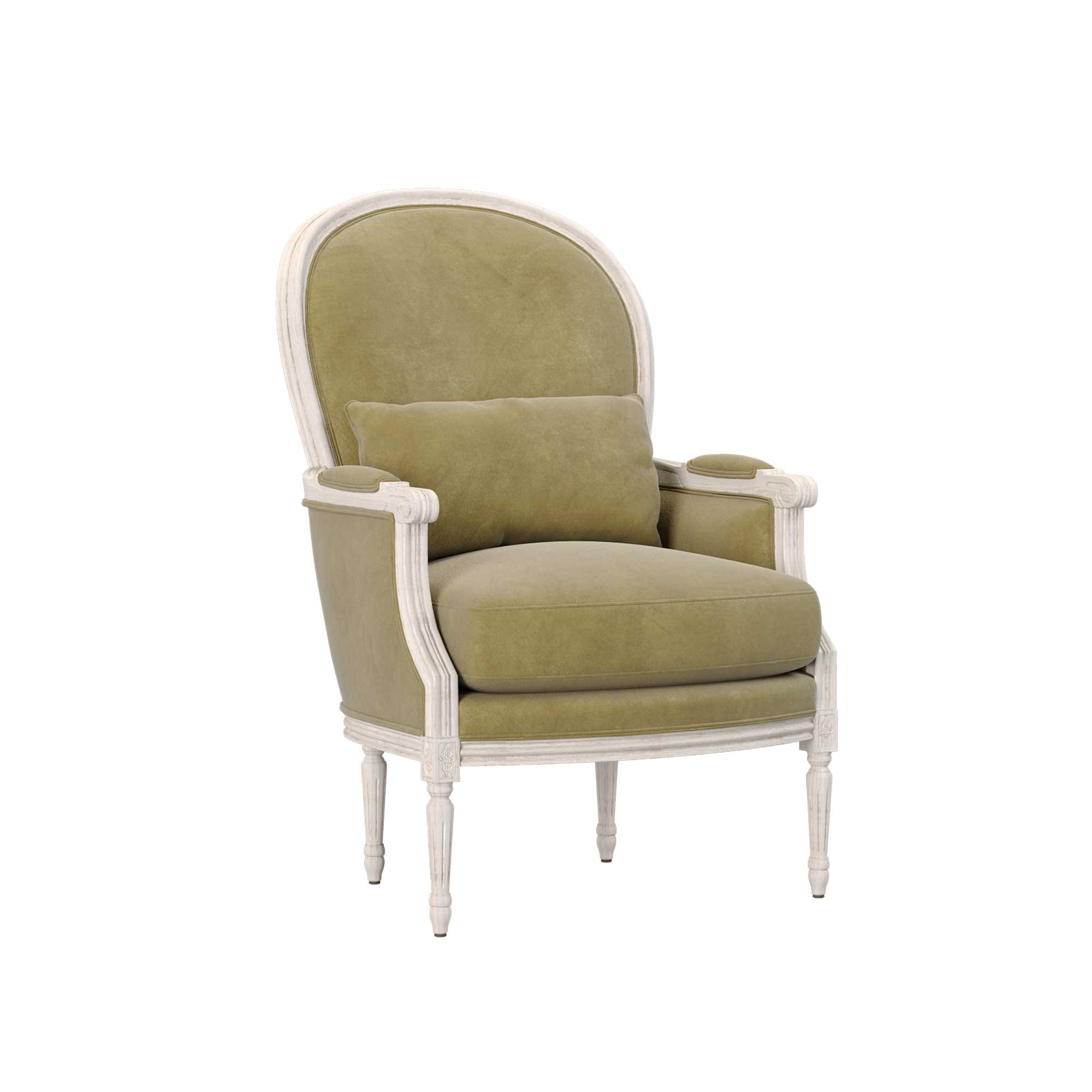 Adele Classic Lounge Chair in Celadon