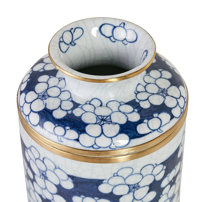 Cherry Blossom Porcelain Tissue Holder