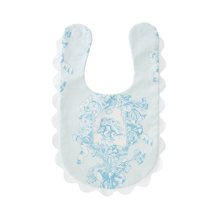 Blue Cherub Baby Bib