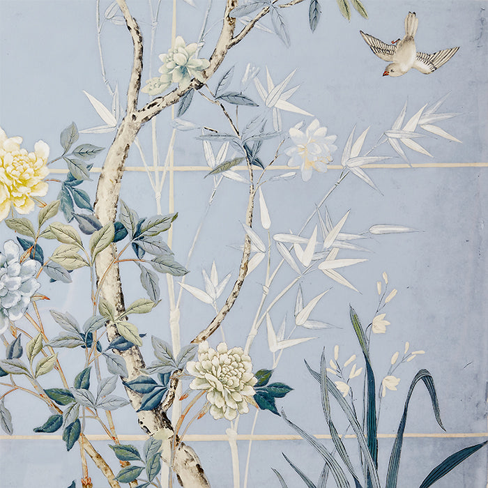 Chinoiserie Panels in Soft Blue I