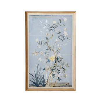 Chinoiserie Panels in Soft Blue II | Caitlin Wilson
