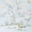 Colchester in Blue Chinoiserie Wallpaper Sample Swatch