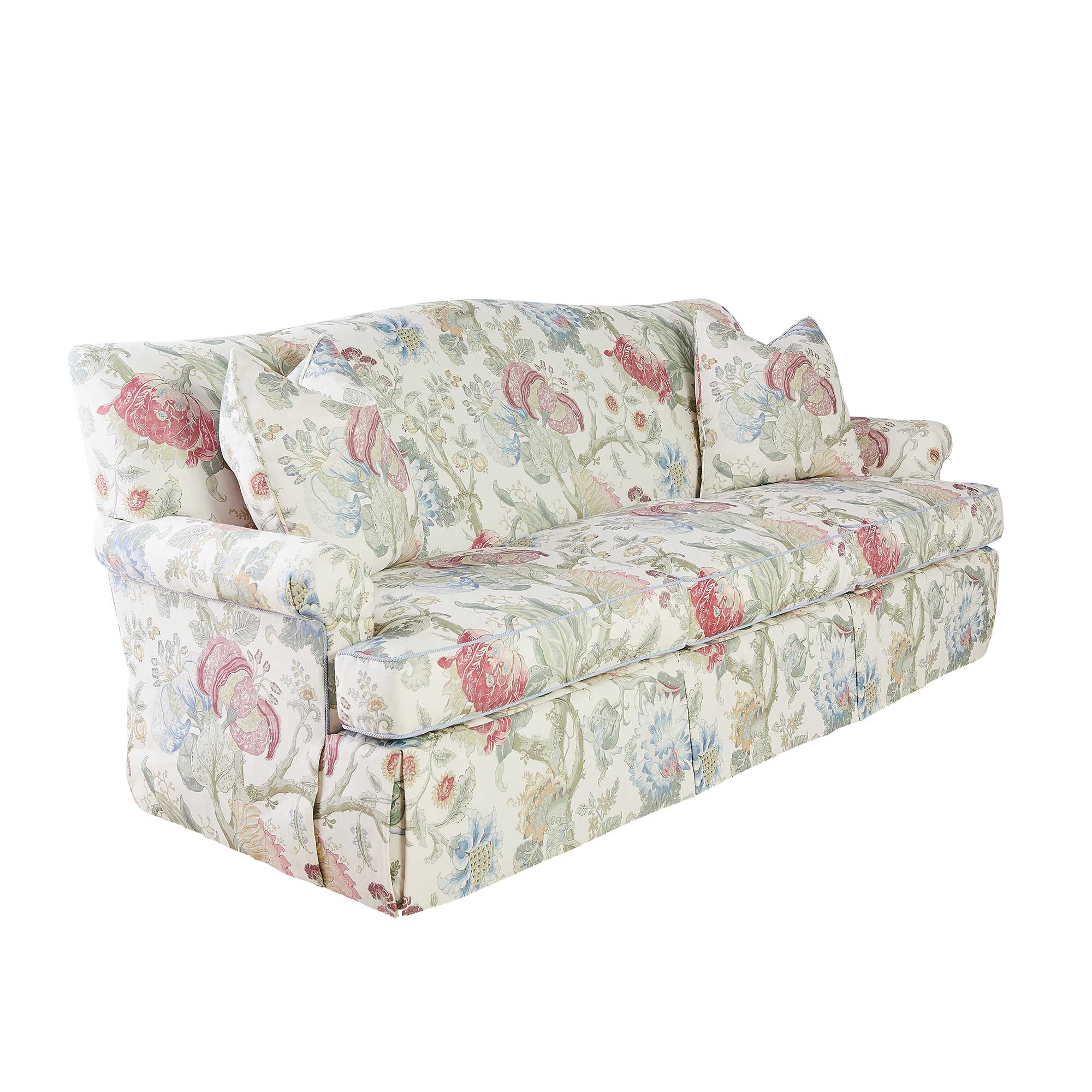 Side of Amelia Dressmaker Sofa in Iris Floral