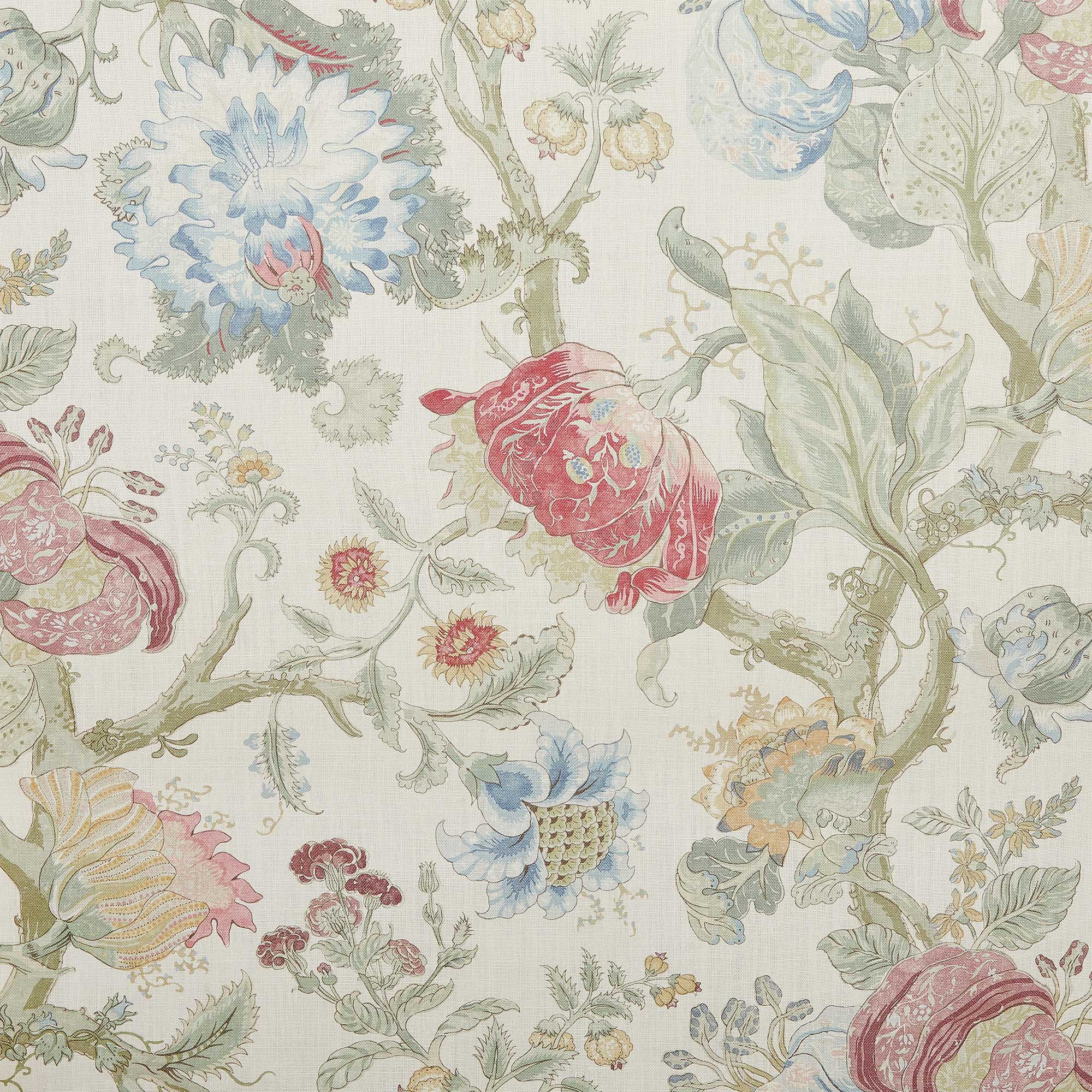 Flower Details on Iris Floral Amelia Dressmaker Sofa