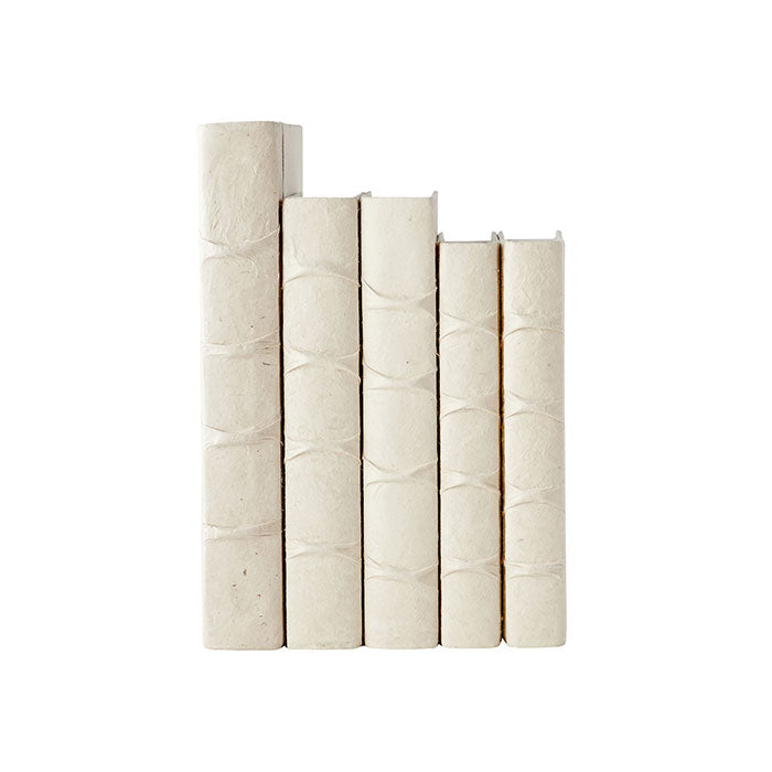Cream Parchment Decorative Book Set