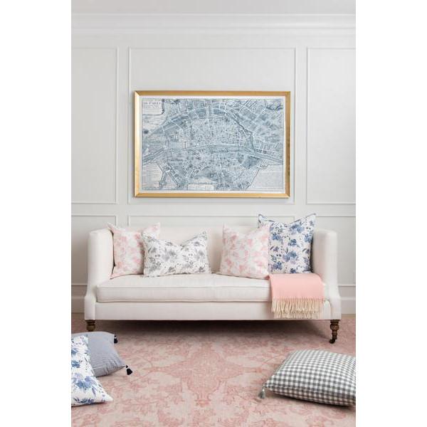 Simone Living Room Rug in Blush Pink