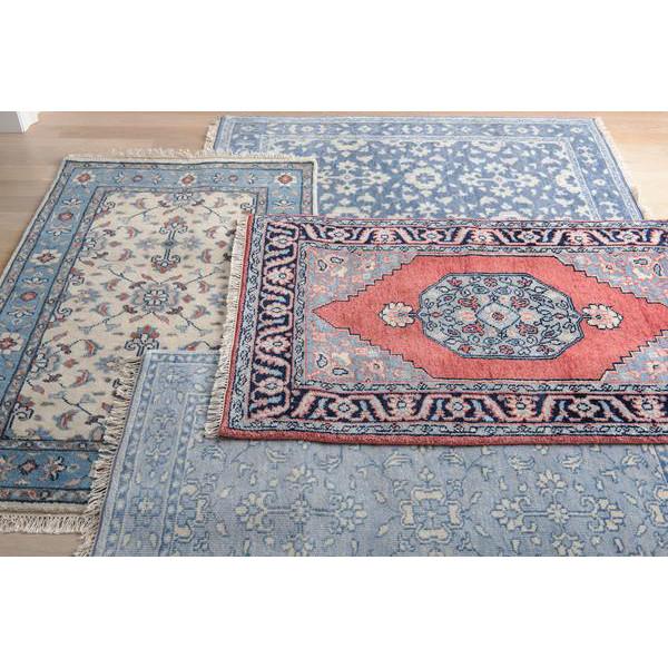 Emma Rug in Soft Blue with Area Rugs