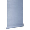 Grasscloth Wallpaper in Dusty Blue on Roll