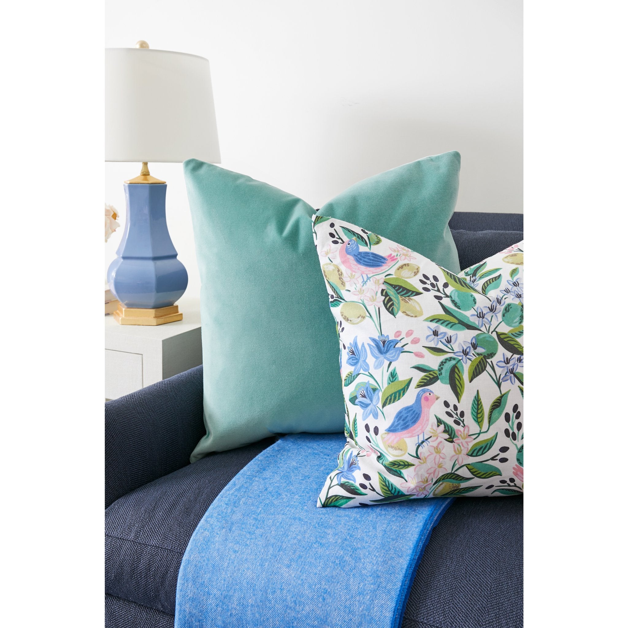 Lucille Lamp in French Blue