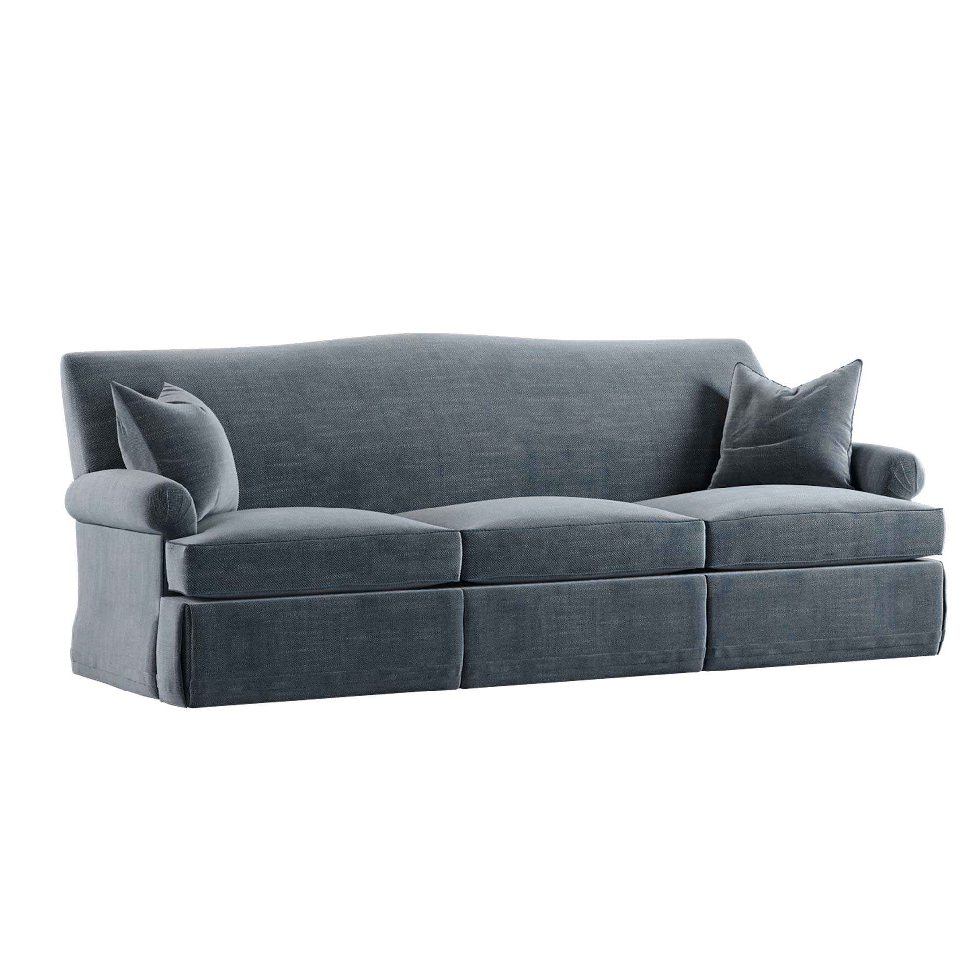 Denim Tufted Sofa – Daly House Lifestyle Homewares