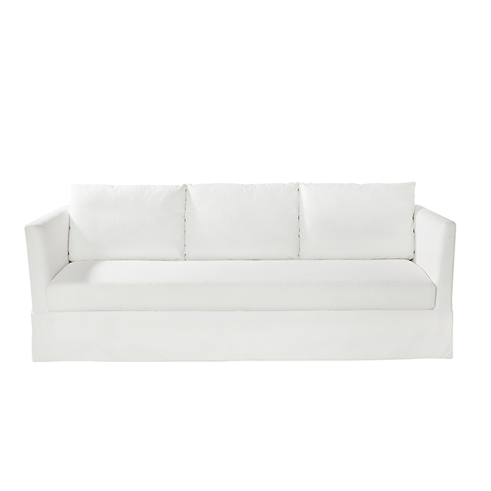 Front of Douglas Sofa in Pearl
