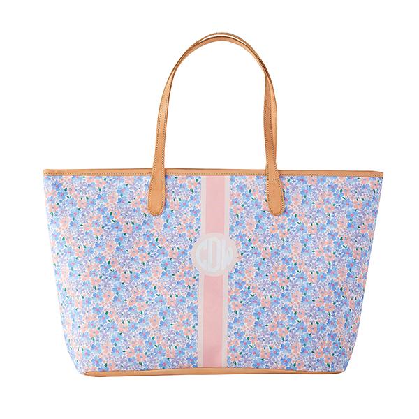 Barrington St. Anne Diaper Bag in Posy Petal with Monogram