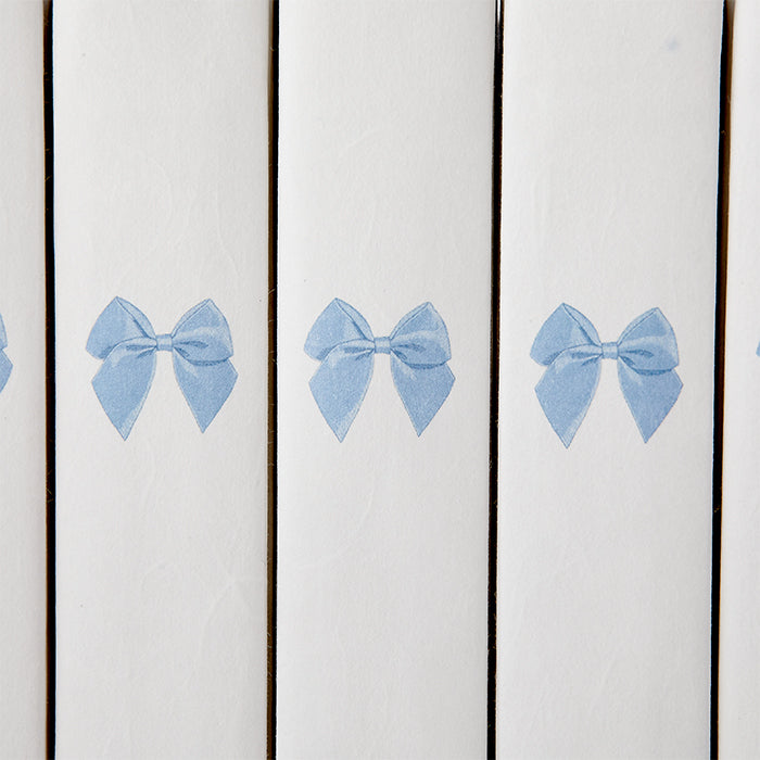 French Blue Bow Decorative Book Set