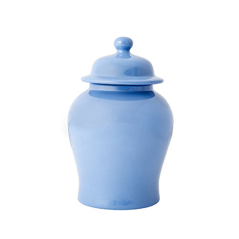 French Blue Temple Jar