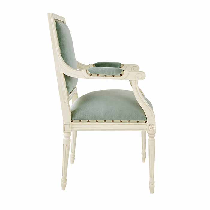 Genevieve Arm Chair in Green