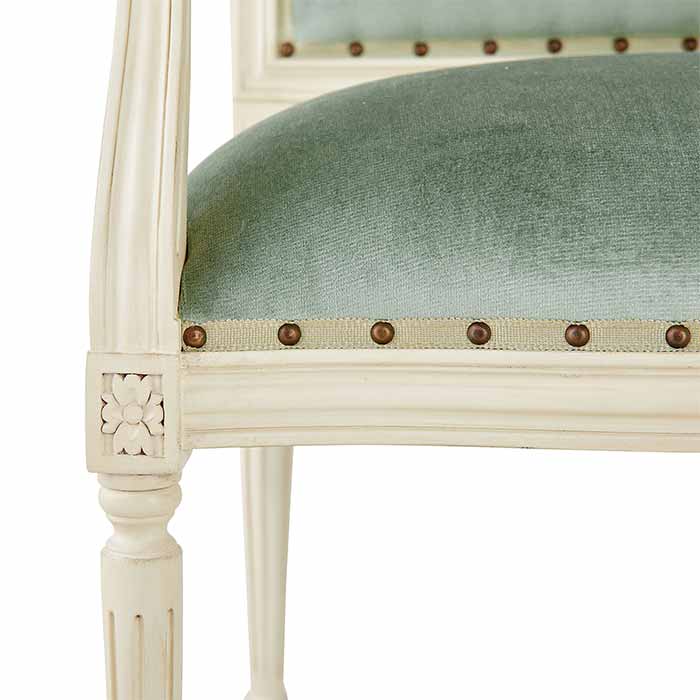 Genevieve Arm Chair in Green