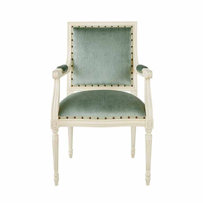 Genevieve Arm Chair in Green