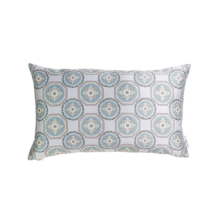 Ciel Geometric Floral Throw Pillow