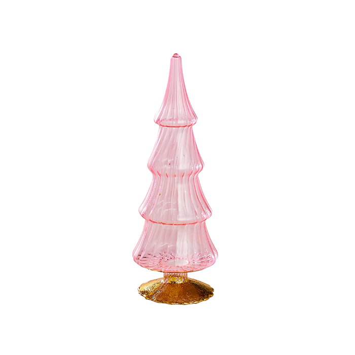 Neutral Glowing Glass Tree Set of 5 - Caitlin Wilson Design