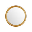 Nora Round Mirror in Gold