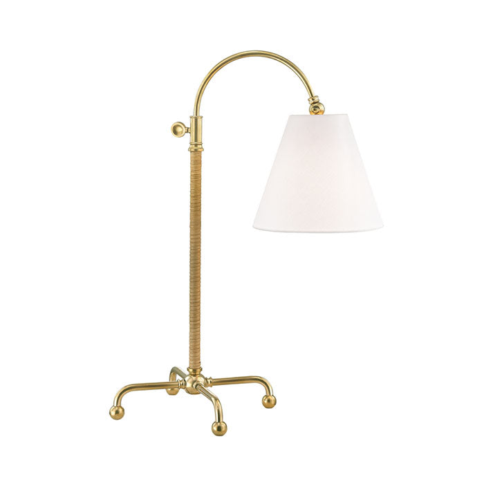 Graham Table Lamp in Aged Brass