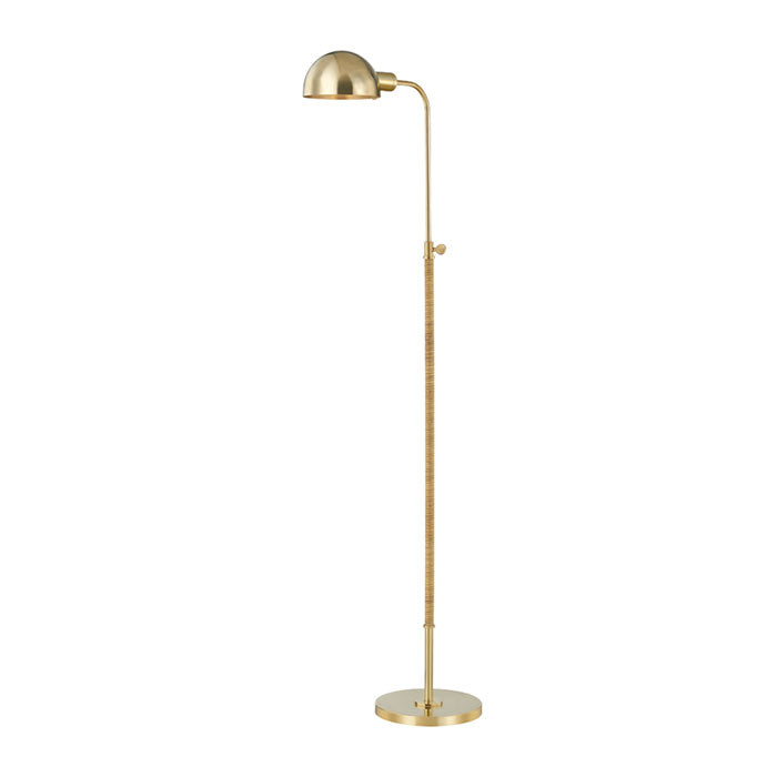 Henley Floor Lamp in Aged Brass