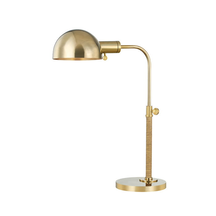 Henley Table Lamp in Aged Brass