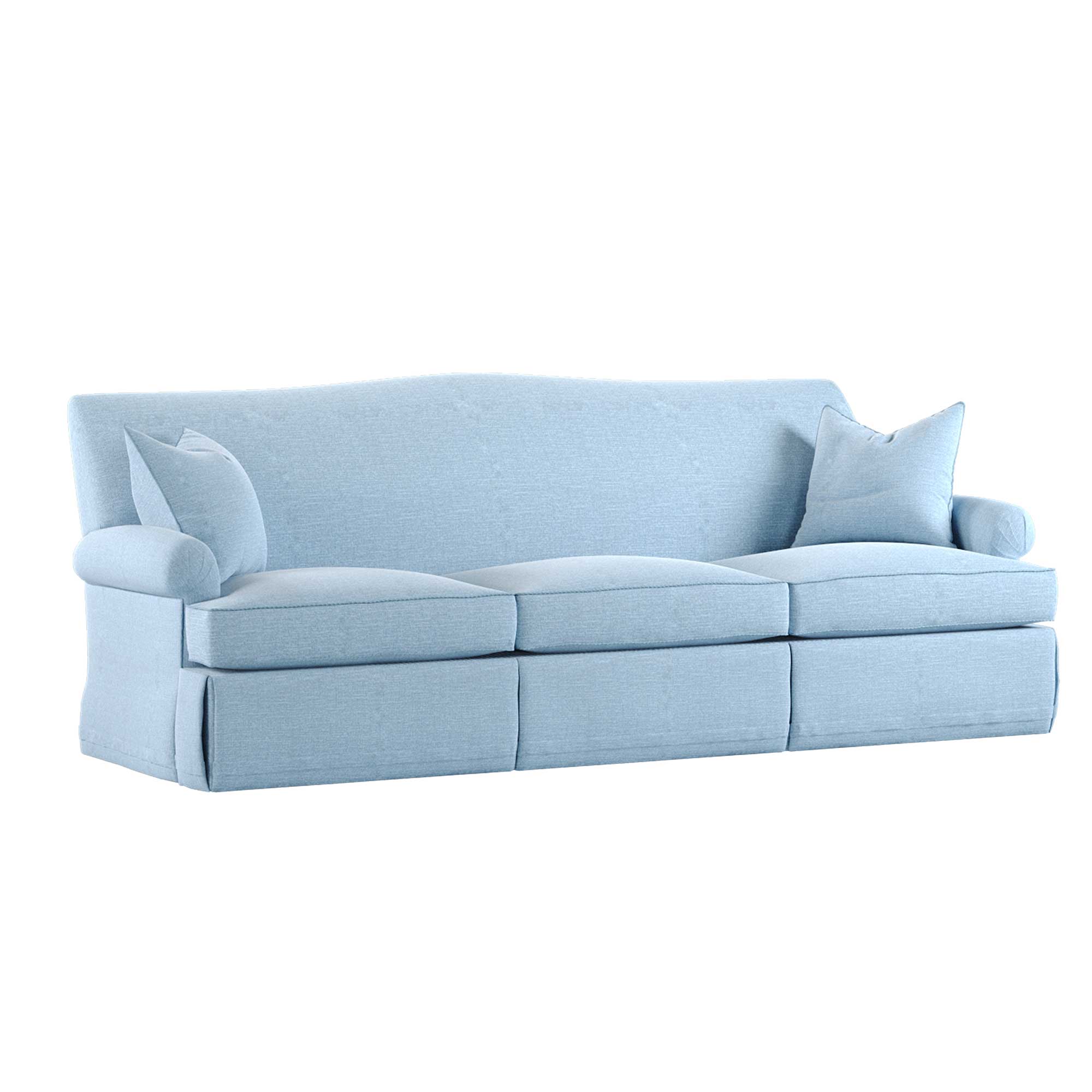 Horizon Blue Amelia Dressmaker Sofa