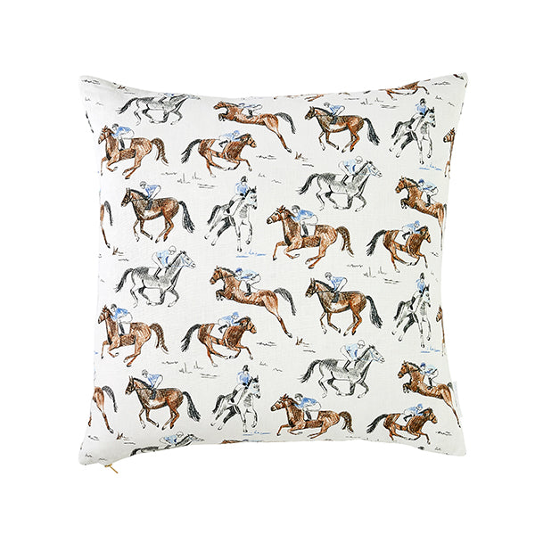 Horse & Jockey Pillow