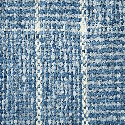 Indigo Tweed Fabric Swatch