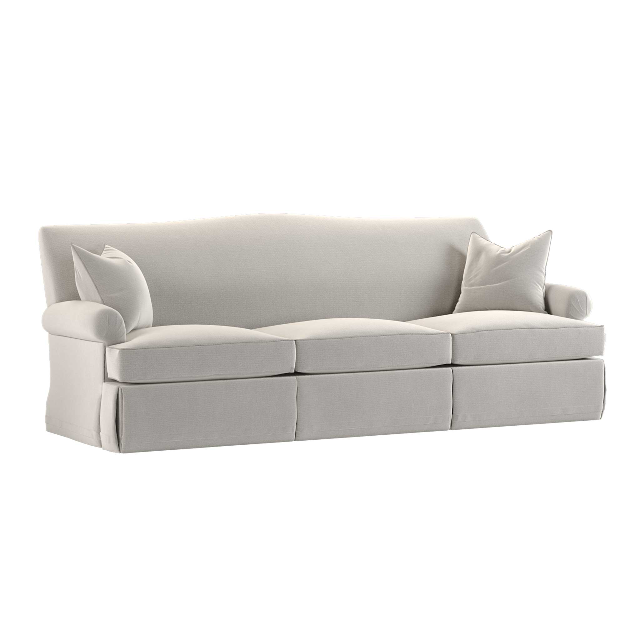 Ivory Amelia Dressmaker Sofa