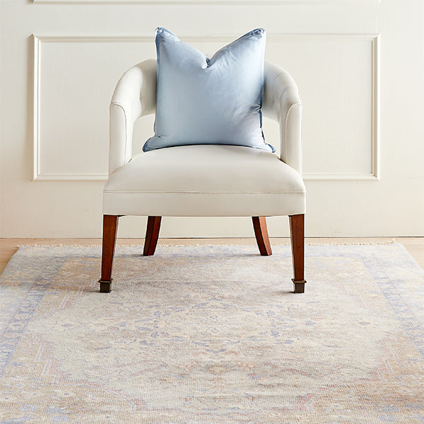 Jasmin Wool Rug in Neutral Wheat