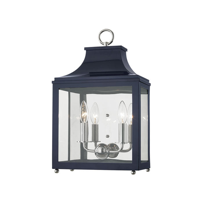 Jennings Lantern Sconce in Polished Nickel