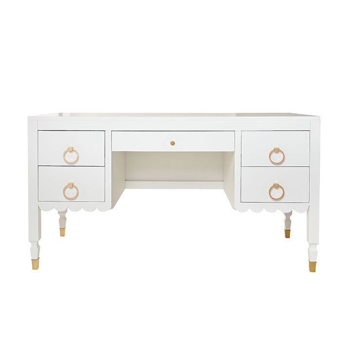 Lila Scalloped Desk