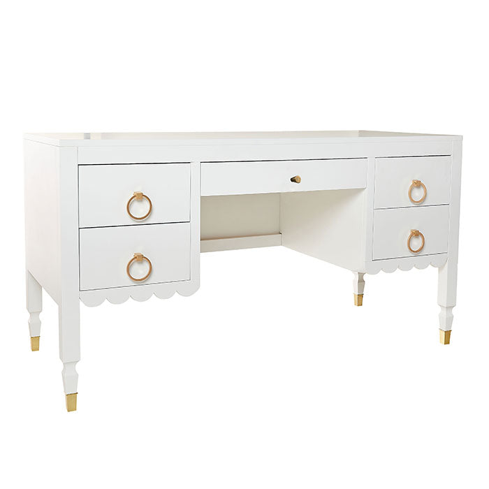 Lila Scalloped Desk