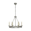 Launceton Small Ring Chandelier in Antique Nickel