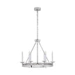 Launceton Small Ring Chandelier in Polished Nickel