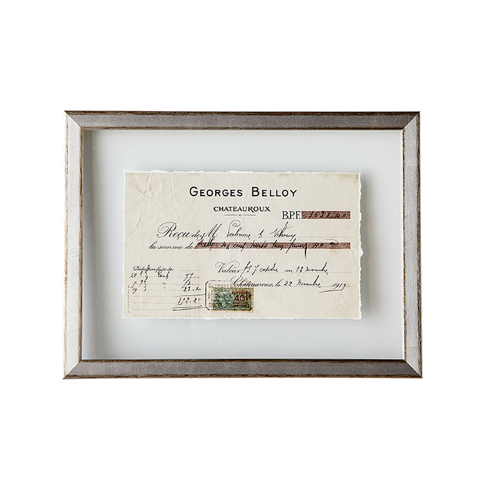 Market Receipt in French VII