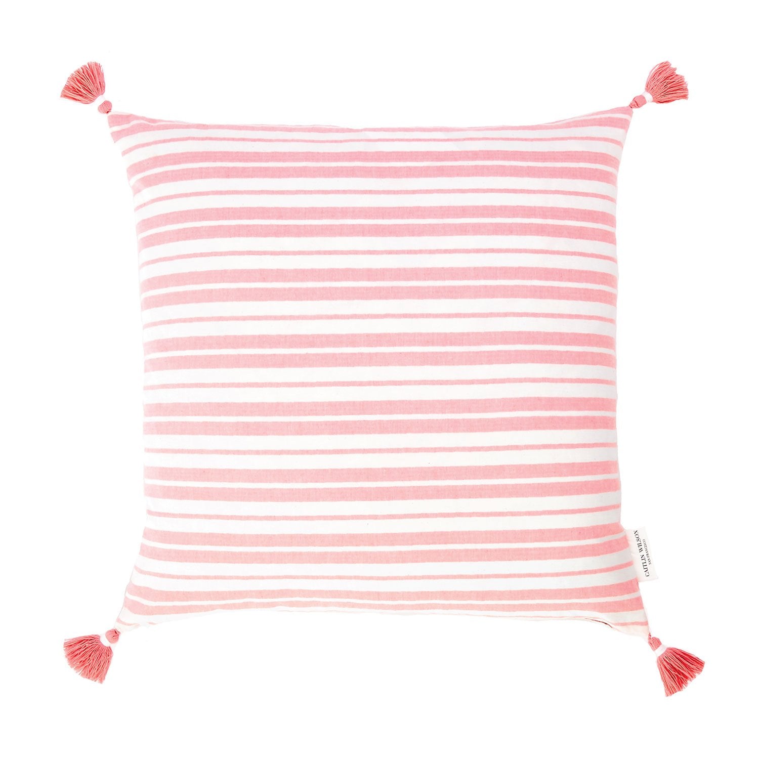 Pink Marseille Stripe Pillow