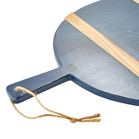 Medium Navy Round Artisan Charcuterie Board