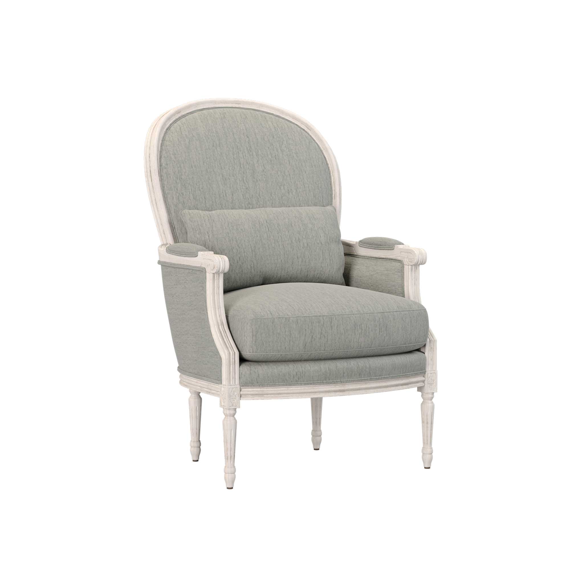 Adele Lounge Chair in Mystic Gray